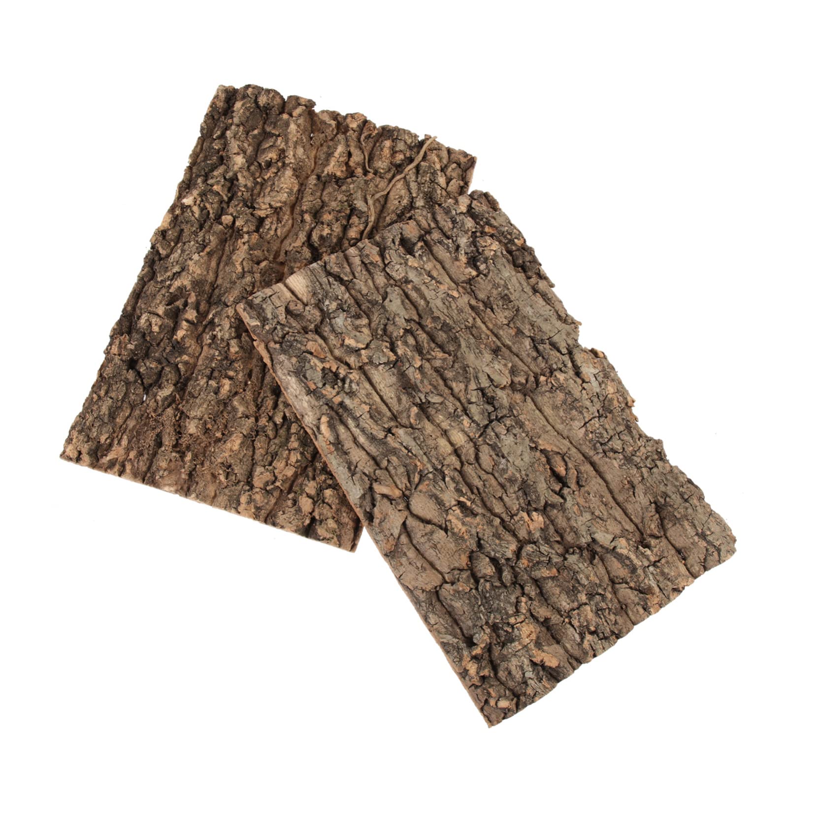 Mipcase Cork Bark Reptile Hide Climbing Wall for Terrarium Snake Gecko Turtle Lizard Bask Platform