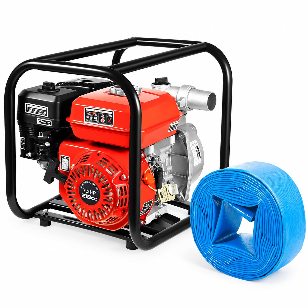 Bomba de agua para motor de gasolina, 7,5 CV, 3600 rpm, para