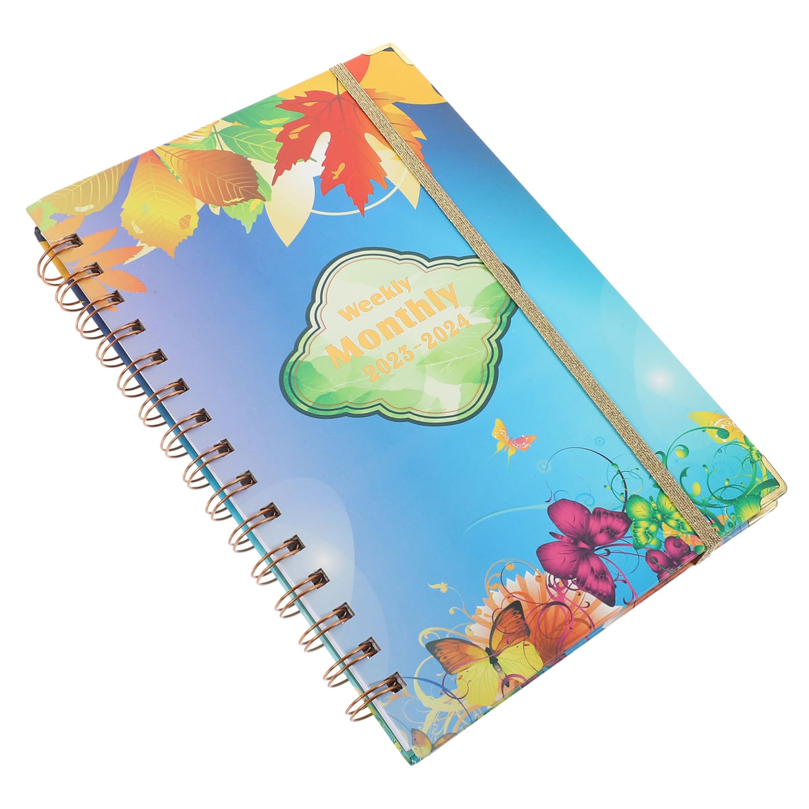 Tofficu 4stücke Spiralnotizbuch Akademischer Planer Mit Wochen Und Monatsübersicht Tragbares Notizbuch Für Schule Und Büro Klassisches Design Für Notizen Und Planung