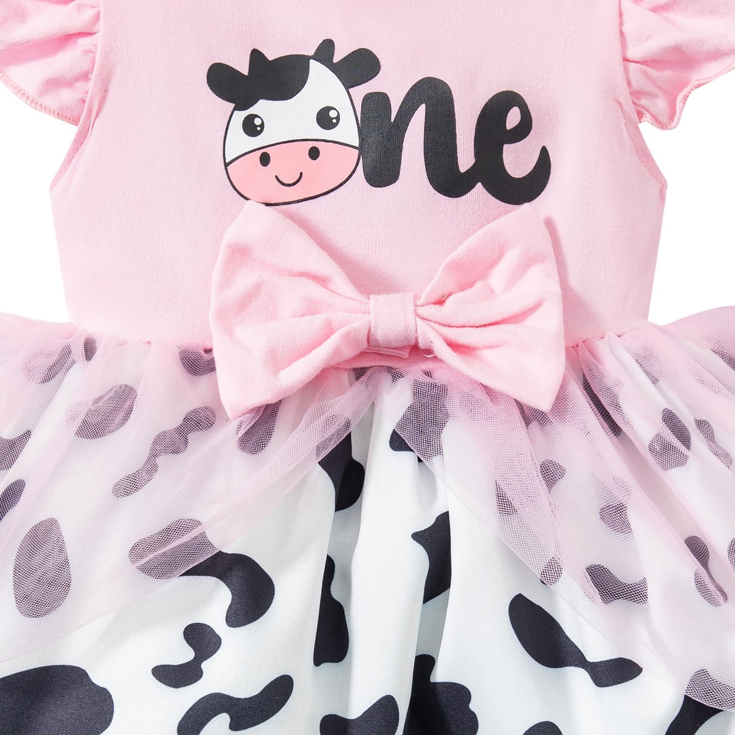 LATOBREATH Baby Girl 1st Birthday One Year Old Romper Outfits Photo Shoot Clothes+Headband - Image 3