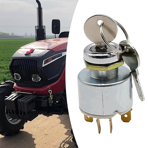 Miniatura 7 de DUZFOREI31973K4183 Waterproof Ignition Key Starter Switch with 3 Position 5 Terminal 2 Keys Suitable forCars, Motorcycles, Boats Tractor,Trailer,