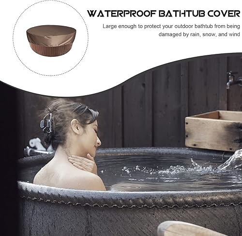 Miniatura 9 de DOITOOL Cubierta redonda para piscinas sobre el suelo, 6 protectores solares redondos para piscina inflable y piscinas enterradas para reducir la