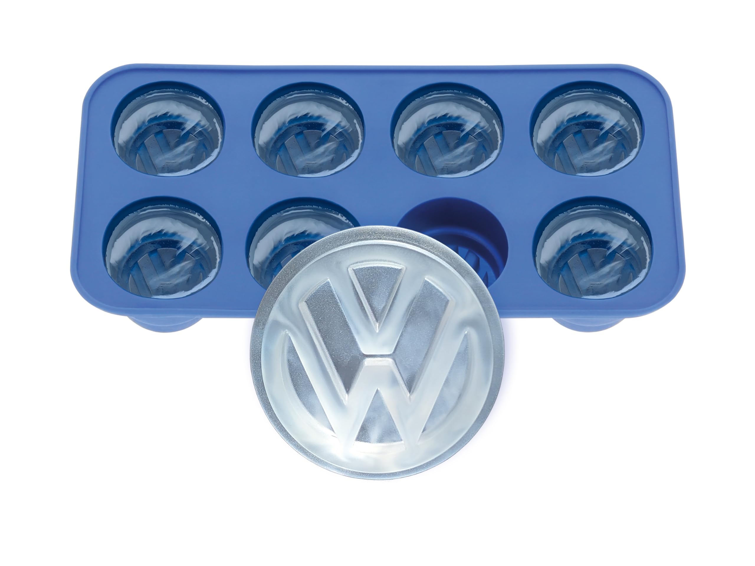 BRISA VW Collection VW Logo Ice Cube Tray Baking Mould Silicone Ice Cube Tray