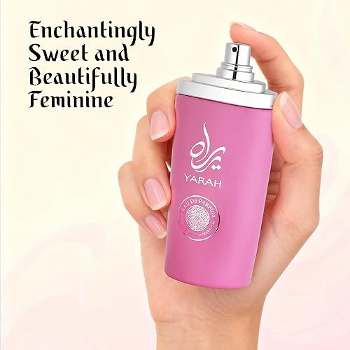 Miniatura 6 de SAADAH Yarah Eau De Parfum para Mujeres 4.0 Fl.oz, 120ml Perfume Oriental de Vainilla Gourmand, Orquídea Dulce, Mandarina, Frutas Tropicales,