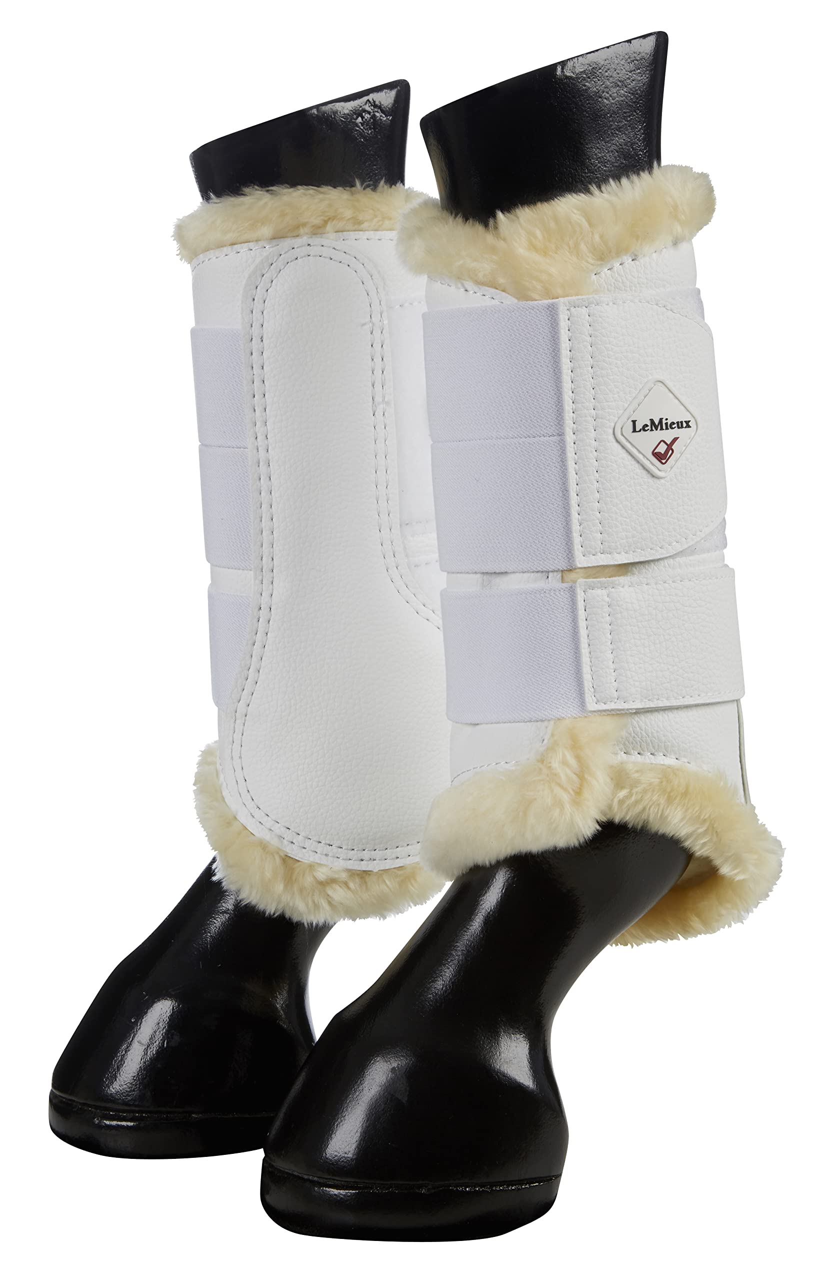 LeMieux Par de Forro Polar Botas de cepilladoUnisex adulto