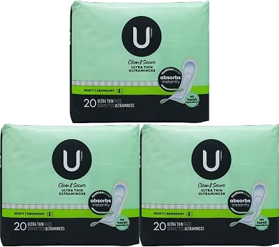 Kotex Kotex Security Ultra Thin Pads Long 20 Each, 3 Count