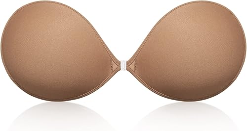 Wingslove - Brasier adhesivo de realce, reutilizable, sin tirantes, autoadhesivo, invisible, para vestido sin espalda