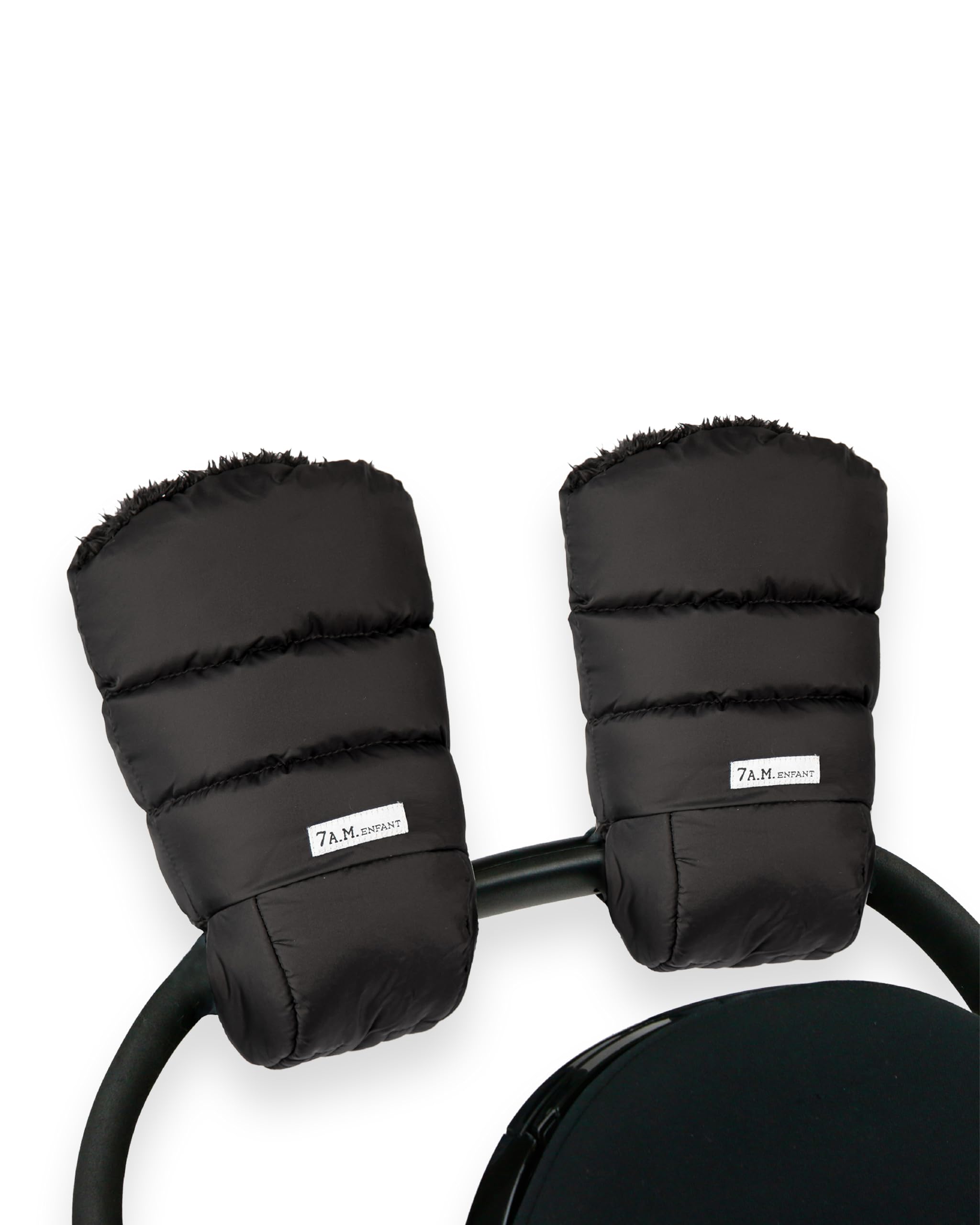 7AM Enfant Stroller Warmmuffs - Handwärmer mit Frostschutz, Kälteschutz, wasserabweisende und warme Handschuhe aus gewachster Baumwolle für Kinderwagen, Buggy- und Babyschale Griff