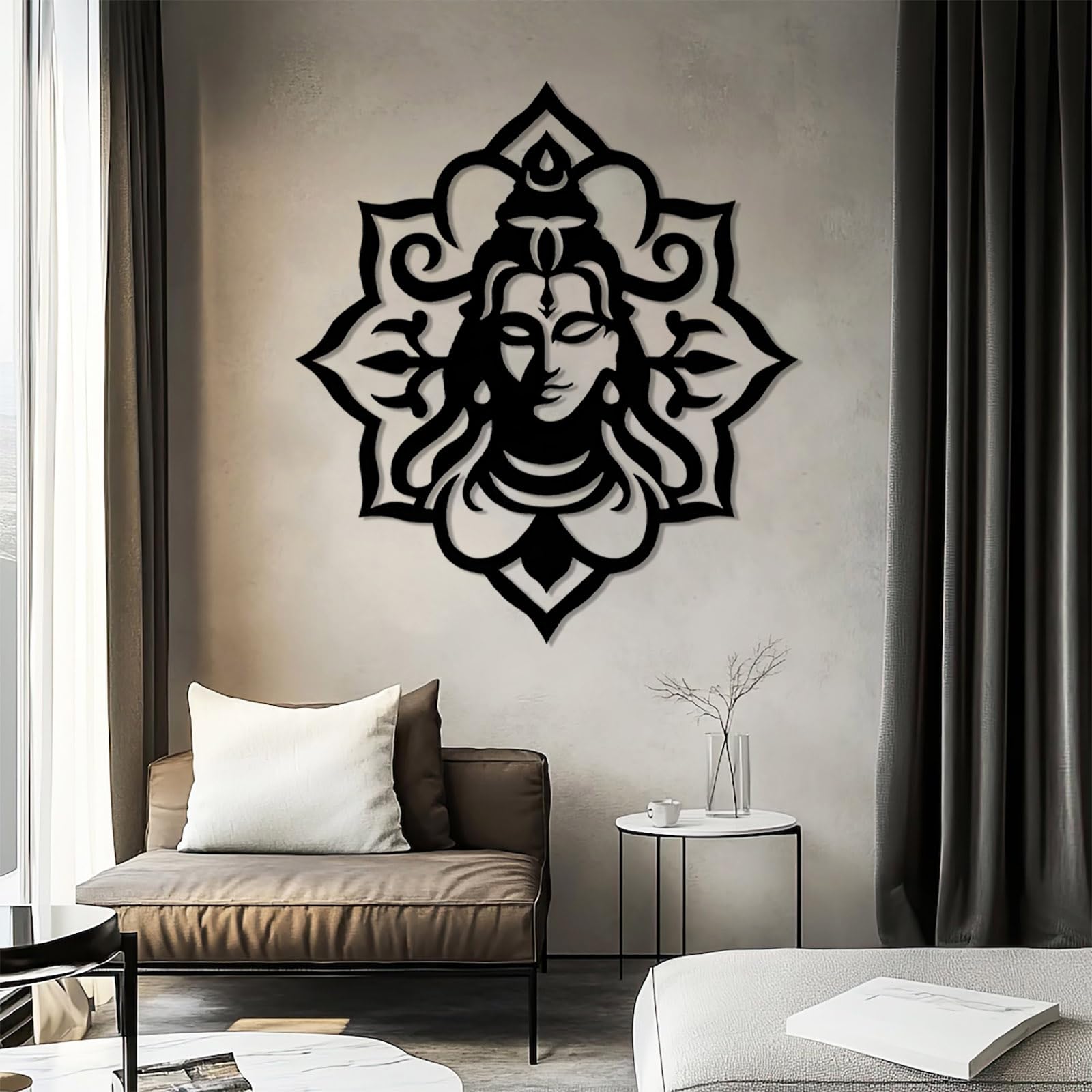 Amazon.com: vinwipe Shiva Metal Wall Art, Indian God Metal Wall