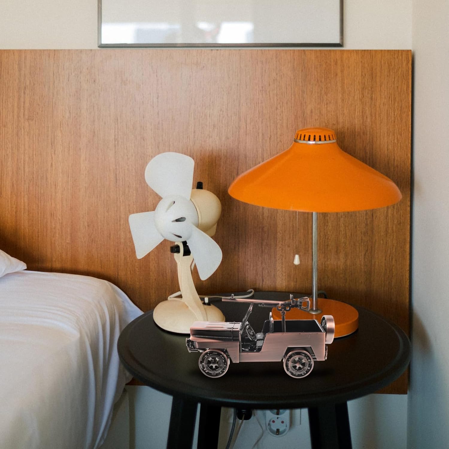 Ciieeo Iron Vintage Fire Truck Model Ornament Decorative Car Model for Home Decor Collectible Iron Firefighter Vehicle Retro Fire Truck Adornment for Unique and Party