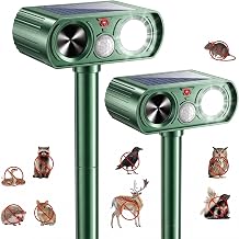 Newly Solar Ultrasonic Animal Repellent, Deer Repellent Devices Outdoor