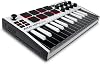 Akai Professional MPK Mini MK3-25 Keys USB MIDI Keyboard Controller with 8 Backlit Drum Pads, 8 Buttons, Music Production Software and Native Instruments Sound Package (NKS Integration), White