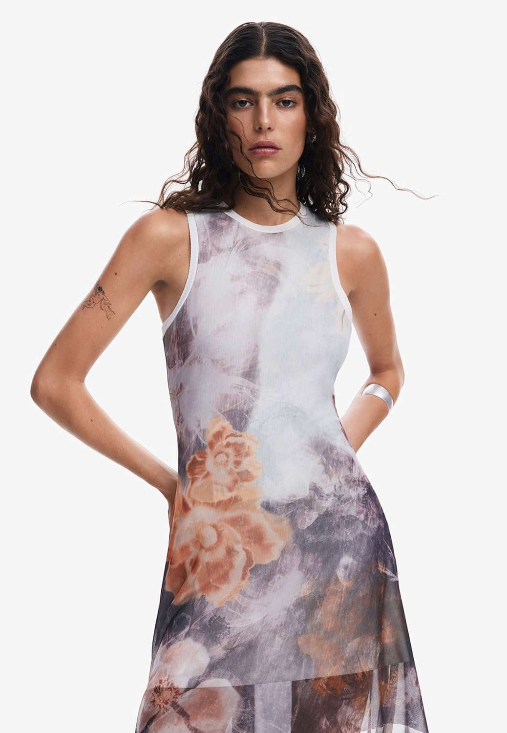 Desigual Women's Woman Knit Dress Sleeveless Black