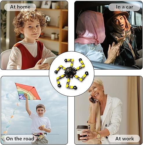 Miniatura 4 de 12 piezas de juguetes giratorios de robot deformables para recuerdos de fiesta, Spinner transformable para premios de aula, regalos de Halloween y