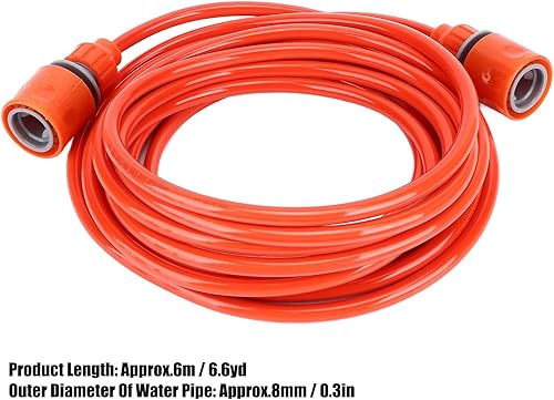 Miniatura 4 de Manguera de jardín de 19.7 ft de alta presión, suave, flexible, a prueba de explosiones, anticongelante, resistente al desgaste, 25 pies x 5 8