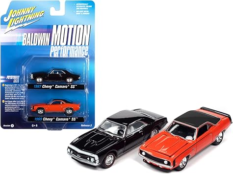 Johnny Lightning Themed 2pk 2021 R2 Version B Baldwin Motion, Factory Color JLSP162B