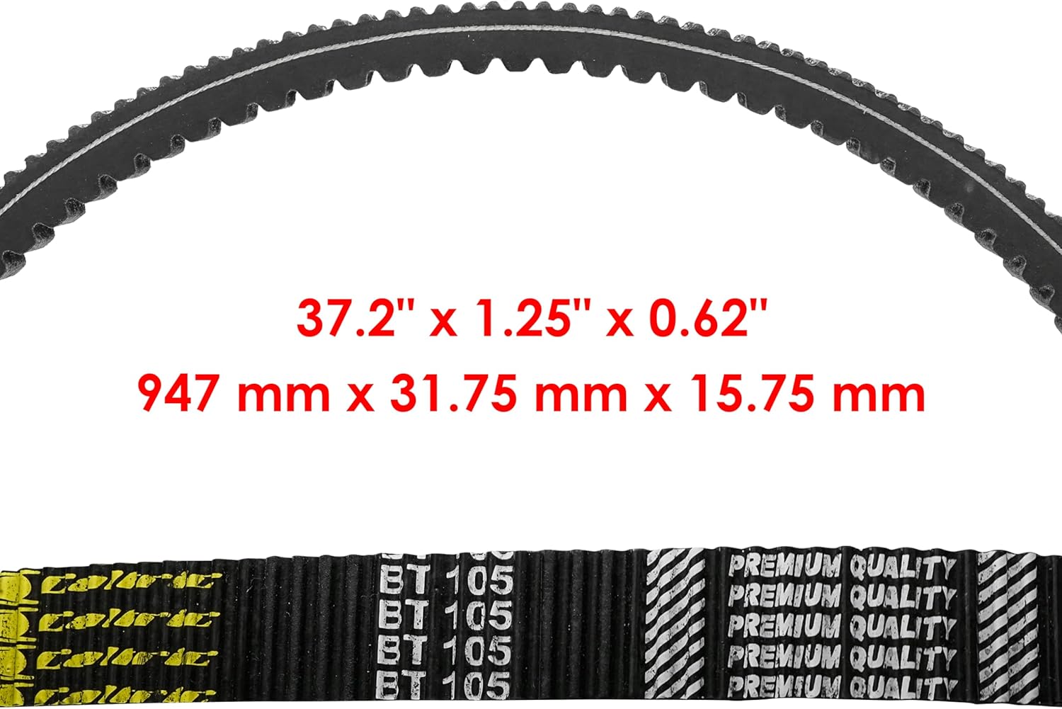 Caltric Drive Belt Compatible with Yamaha Viking 700 Yxm700 Yxm 700 4X4 Fi 2014 2015 2016 2017 2018