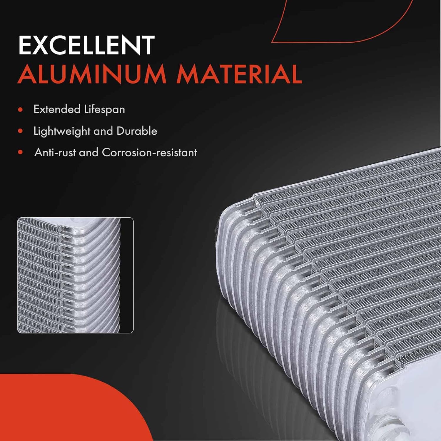 A-Premium Front A/C Evaporator Core Compatible with Ford Crown Victoria 2003-2011 & Mercury Grand Marquis 2003-2011, Marauder 2003-2004, V8 4.6L