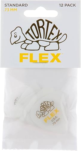 Miniatura 5 de Jim Dunlop Dunlop Tortex Flex Standard 0020in - Púas para guitarra roja paquete de 72 428R50