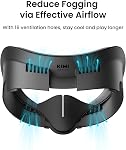 KIWI design V3 Facial Interface,2 Face Pads Compatible with Meta/Oculus Quest 3 Accessories, NOT for Quest 3S