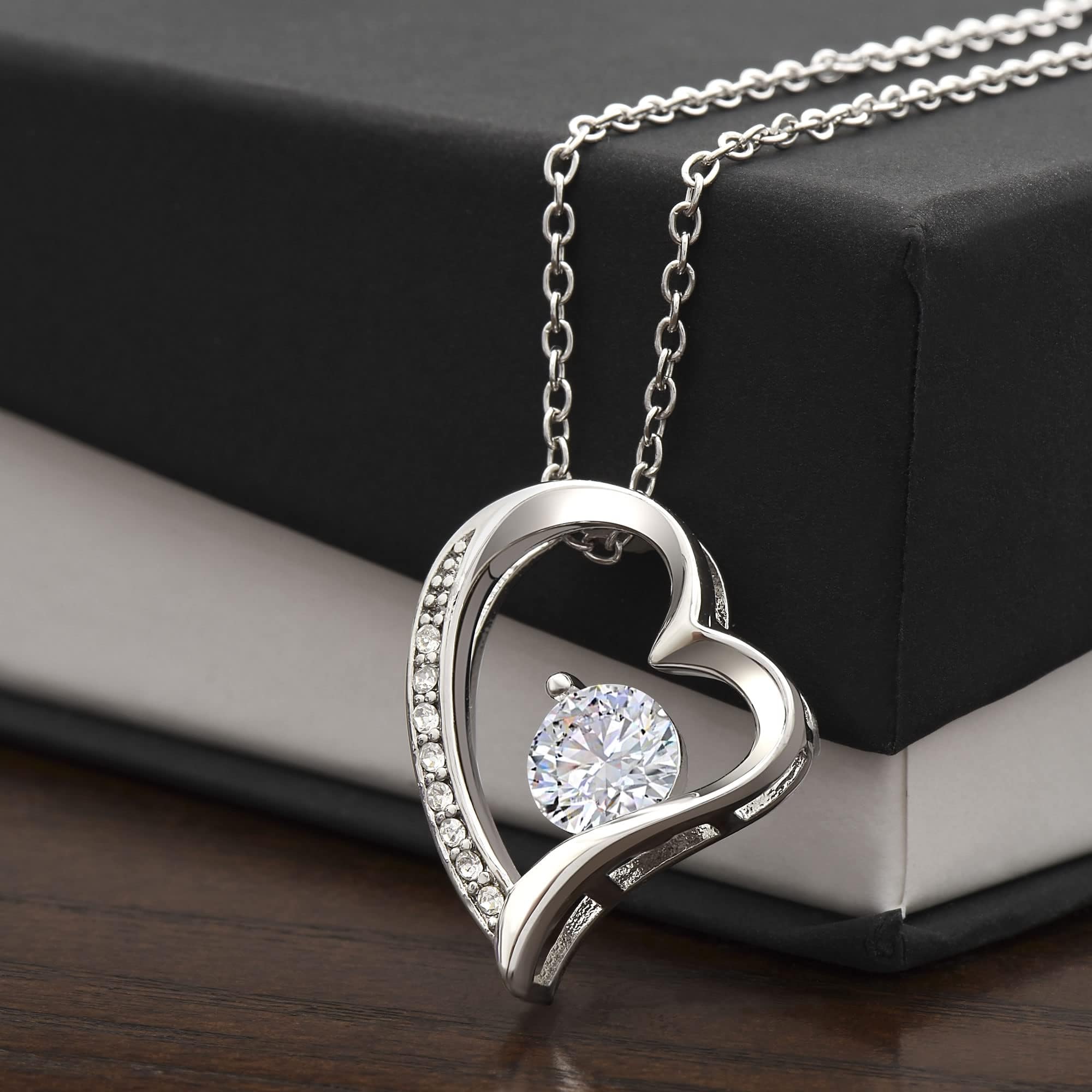 Bramart Collana Donna Compleanno Laurea Finitura in Oro, Argento Idee Regali per lei Festa Evento speciale - Cofanetto con DEDICA incluso