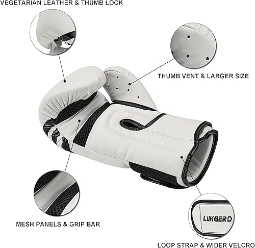 Miniatura 4 de Guantes de boxeo para hombres, guantes de boxeo para mujer, guantes de Muay Thai MMA, saco de boxeo, equipo de boxeo, guantes de boxeo, guantes de