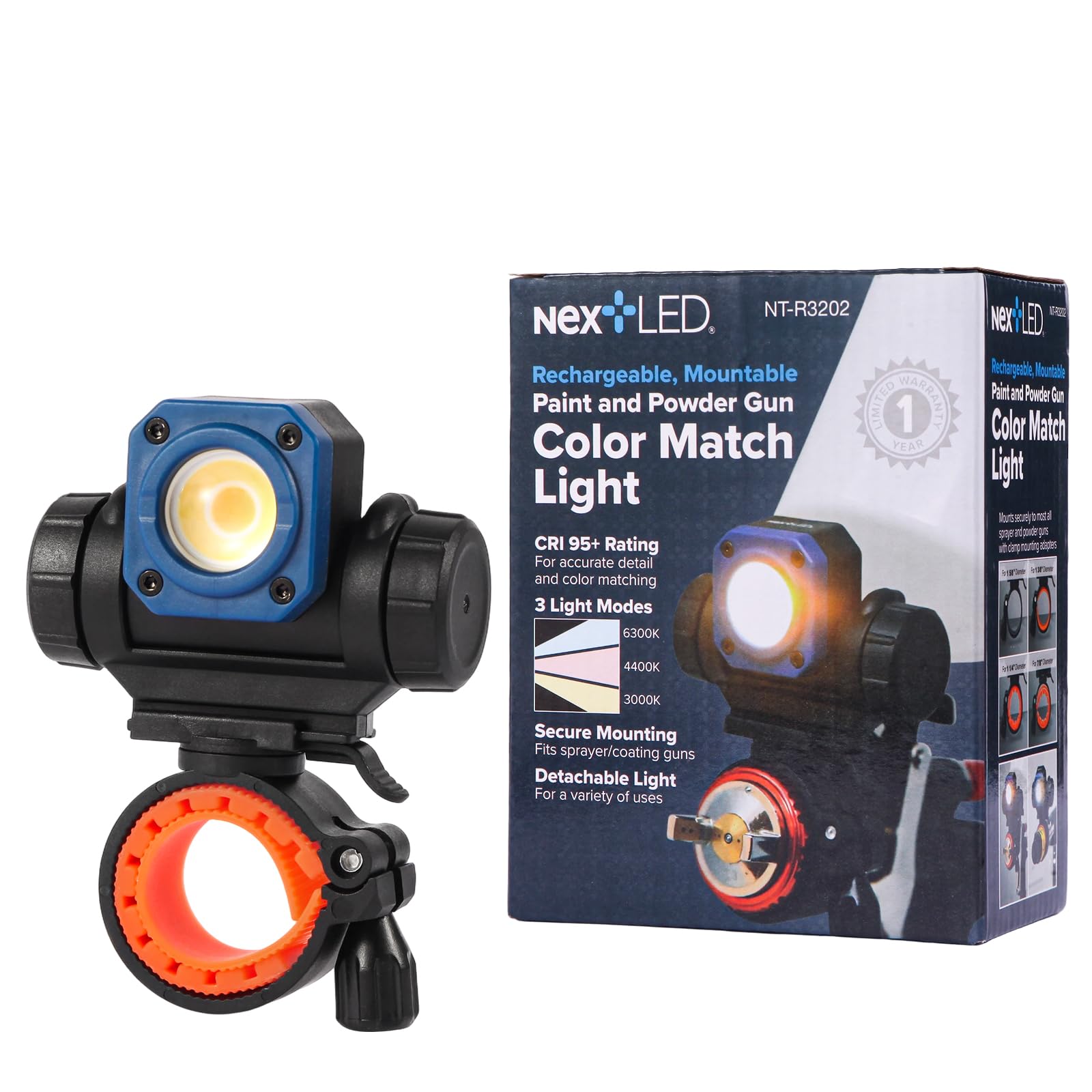 Amazon.com: NextLED NT-R3202 Rechargeable Paint Spray Gun Light