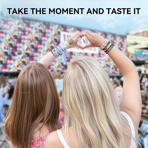 Miniatura 2 de ARTDOT 1400 cuentas de letras para pulseras, 28 estilos de patrón y 6 colores de fuente de cuentas del alfabeto, cuentas coloridas de cara