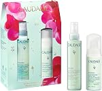 Caudalie Vinoclean Ensemble de soins de la peau, maquillage Suppression de l'huile nettoyante 75 mL et Nettoyeur de mousse instantanée 50 mL Double nettoyage duo