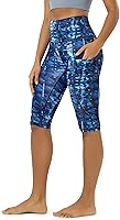 Vista 41 de ODODOS - Leggings capri de cintura alta para mujer con bolsillos, control de abdomen, no se transparentan, para entrenamiento atlético, running