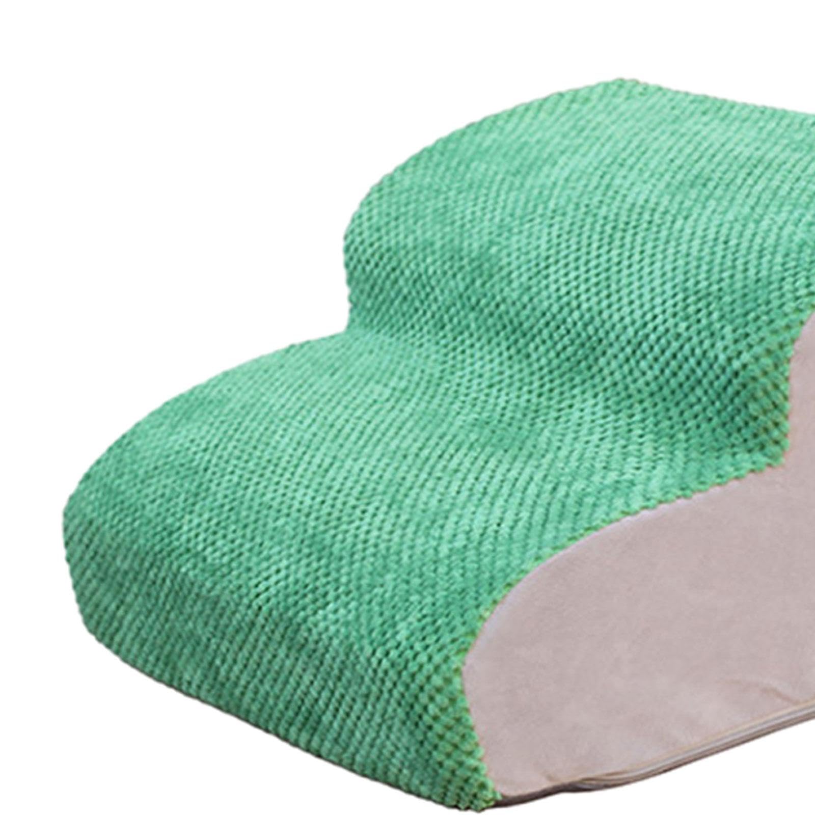 Fenteer Escalera para Perros Pequeños de 2 Niveles, Rampa Plegable, Verde