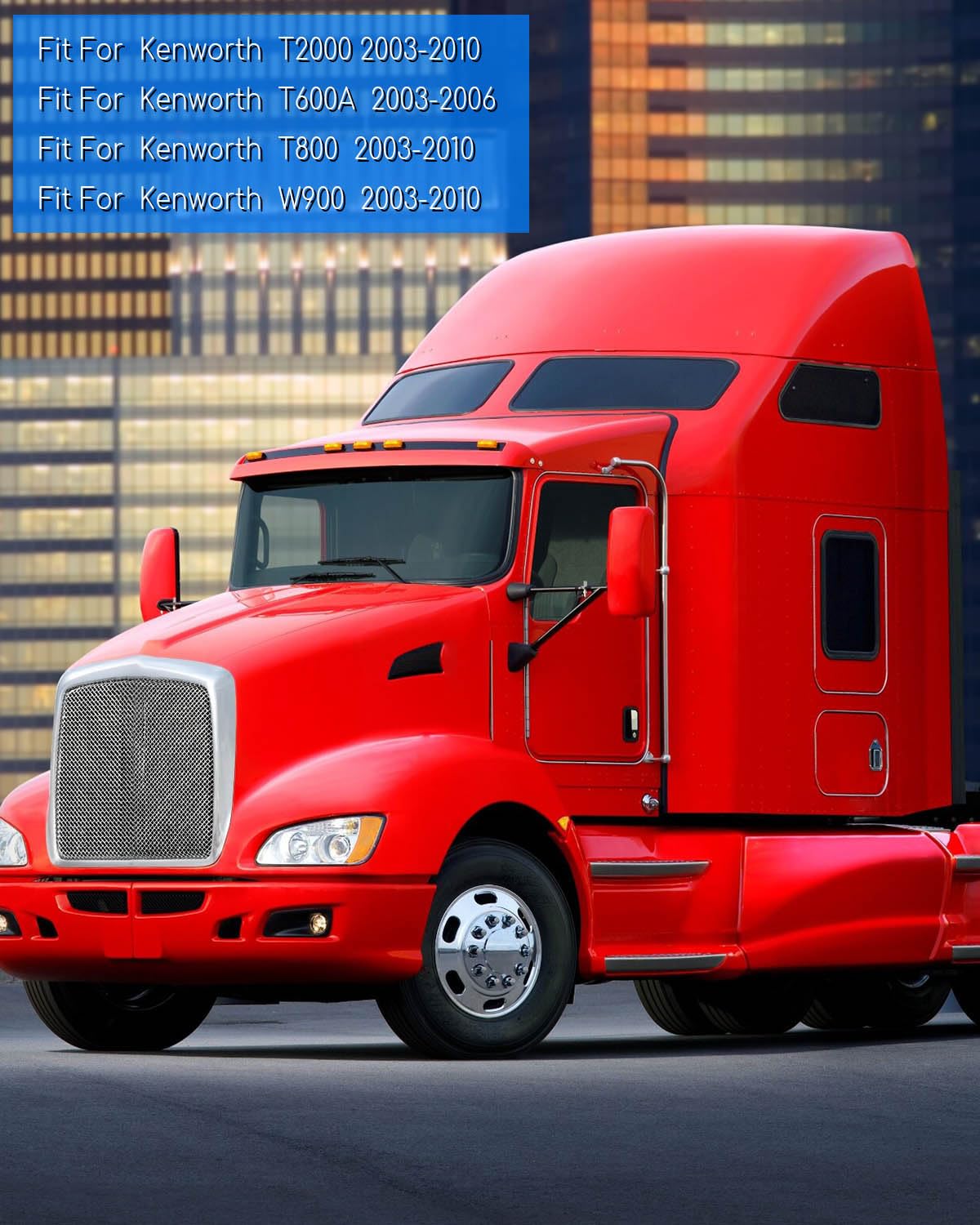 Hood Pin Hood Bushing Kit Fit for Kenworth T2000 T600A T800 W900 Replace 924-5410 K179-528 K179D450 K066-218 M300-NR