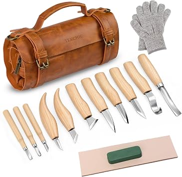 Wood Carving Kit Deluxe-Whittling Knife, Wood Carving Knife Set