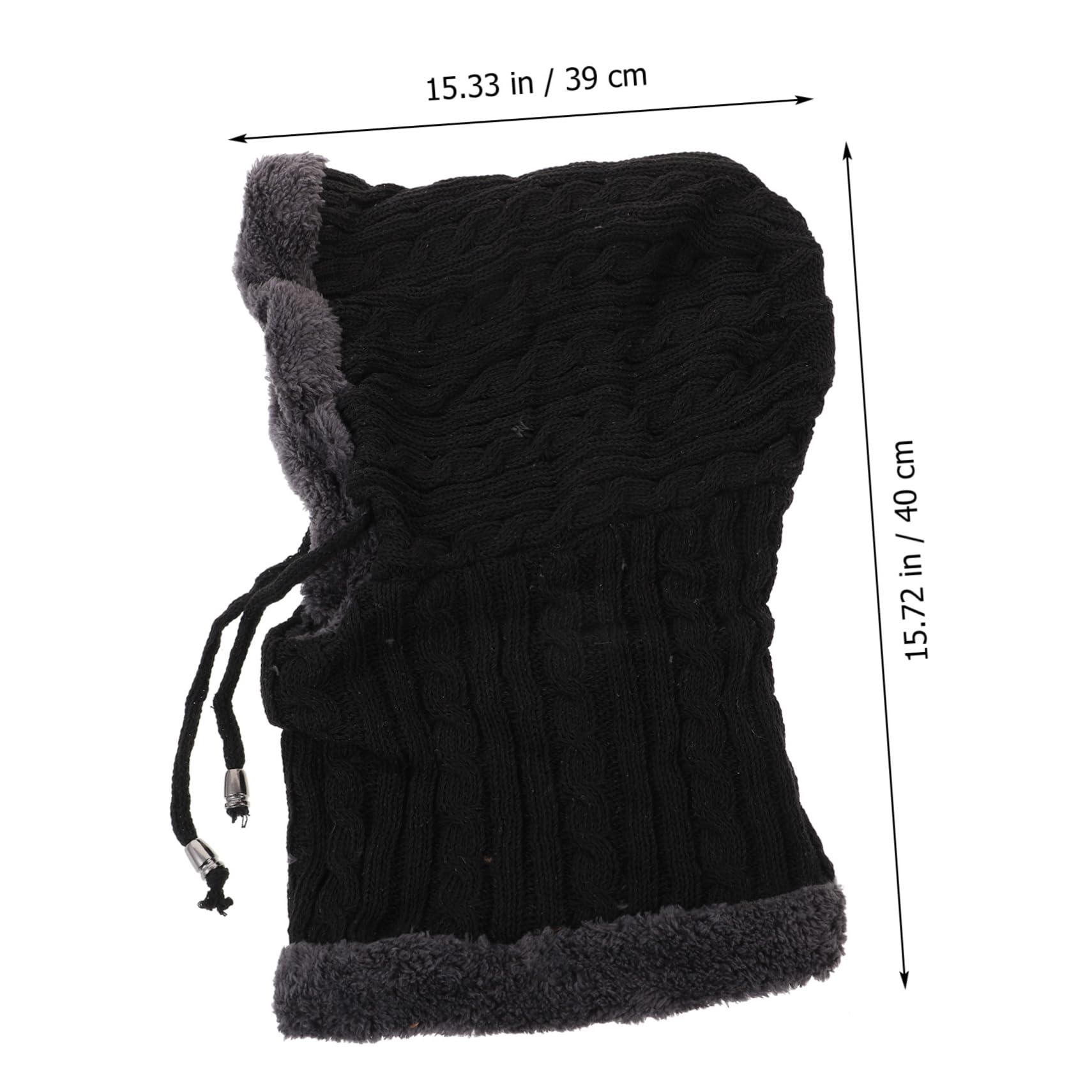 FRCOLOR Gorro Tejido Polar máscara de esquí Unisexo frío Encapuchado Sombreros Gorros Calientes para Mujer Sombrero de Punto Gorras de Punto para Hombre Sombrero de Bufanda
