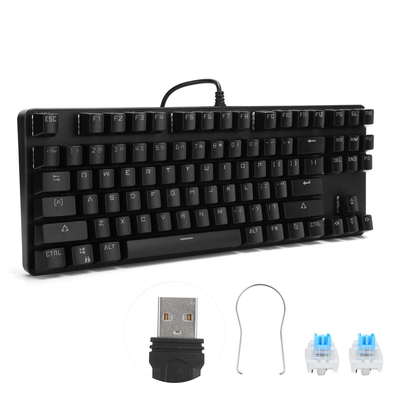 フルサイズキーボード付きノートPC本体 Amazon | 87キーメカニカルキーボード、ミックスライトコンピュータ