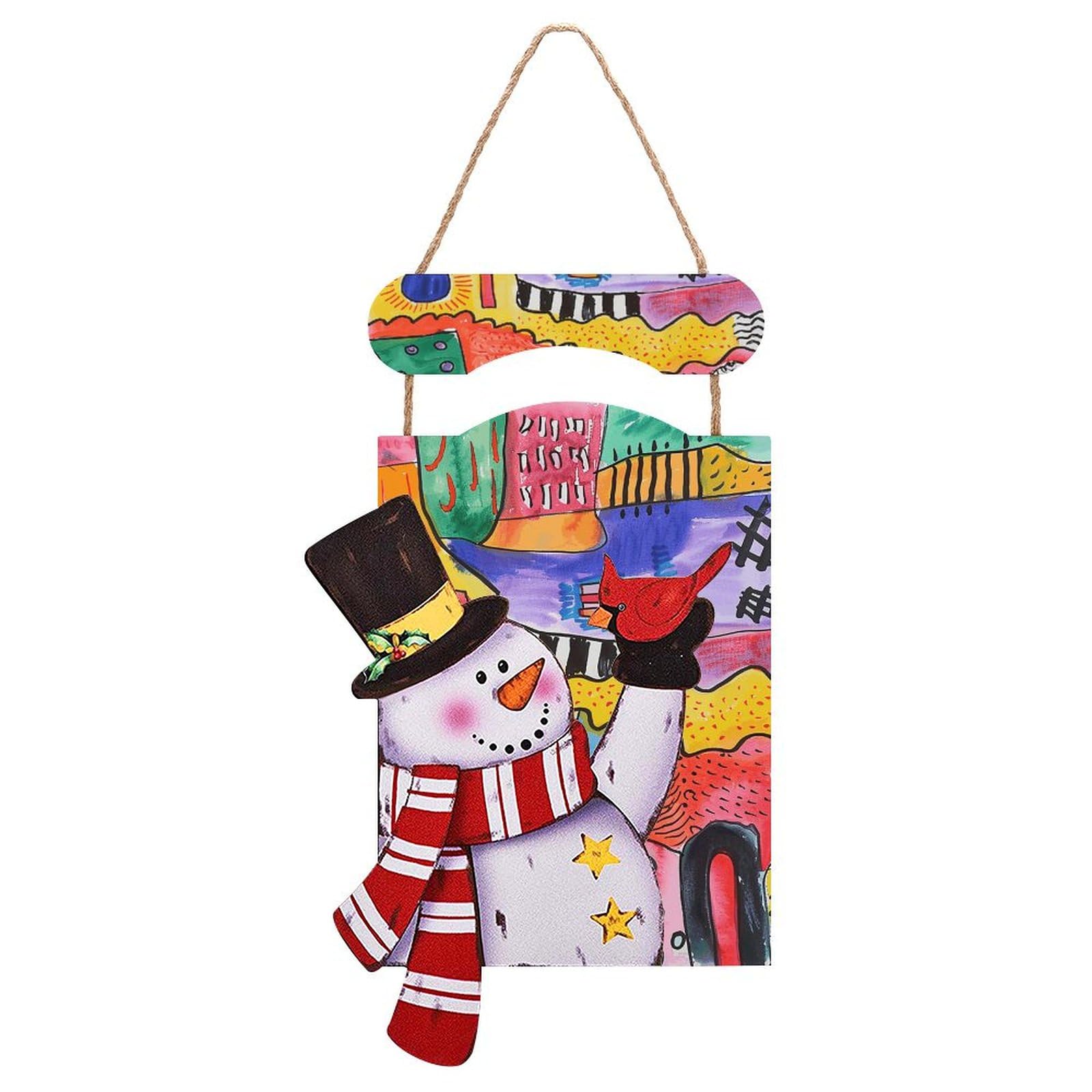 Peinture de Noël bonhomme de neige pour illuminer vos soirées