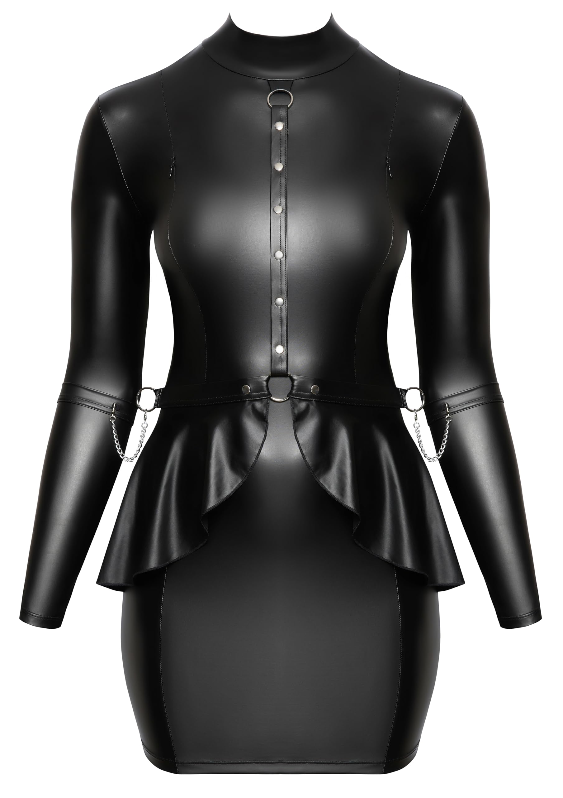 Cottelli Bondage Women Mini Dress Black XL