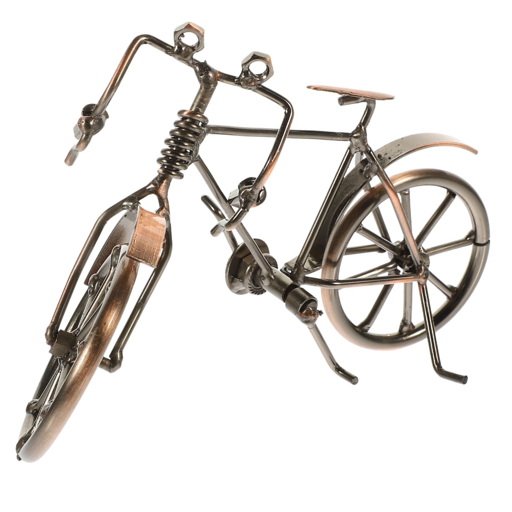 Amazon.co.jp: VINTORKY ヴィンテージスタイルの鉄製自転車模型は本物