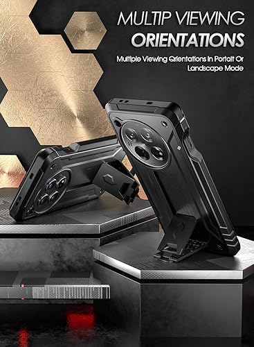 Miniatura 4 de Poetic Revolution - Funda compatible con OnePlus 12 5G (2024), protector de pantalla integrado (funciona con identificación de huellas dactilares),