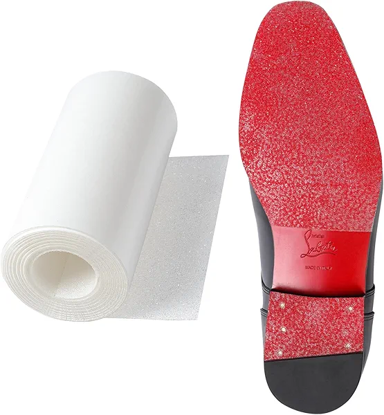 GQTJP 39 in Clear Sole Protector for High Heel Shoes, Anti-Slip Shoe Sole Guard, Transparent Louboutin Sole Protector for Red Bottom Heels & Sneakers(5 in *39 in)