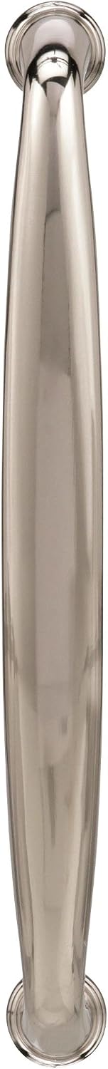 Amerock | Cabinet Pull | Polished Nickel | 6-5/16 inch (160 mm) Center to Center | Kane | 1 Pack | Drawer Pull | Drawer Handle | Cabinet Hardware