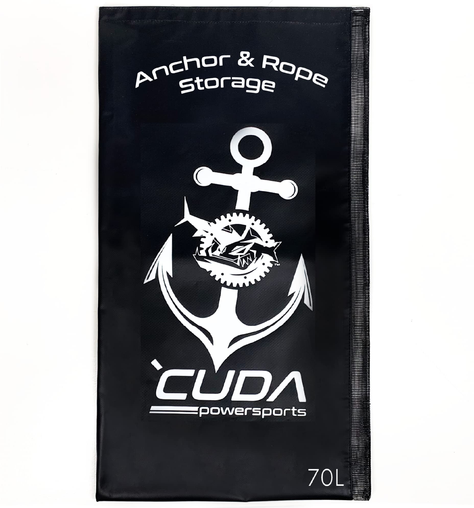 'Cuda Boat Anchor Storage Bag - Heavy Duty Vented Nylon Storage Bags for Boat Rope Bag Anchor Bags for Boats Anchor Bag Boat Anchor Rope Bag Boat Storage Bag Boat Bags Anchor Caddie Anchor Bag Boat Life Jacket Storage Bag PWC Anchor Kit Boat Bag…