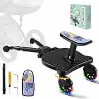 Pedana Per Passeggino Con Ruote Lampeggianti - Portabimbi Universale - Foto 9