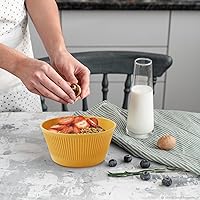 Vista 18 de Wrova Wheat Straw Bowl Sets of 8,Unbreakable Cereal Bowl 26 OZ,Microwave and Dishwasher Safe Bowls,Bowl Sets suitable for Cereal,Salad,Snack and