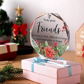 Spiareal Friends Gifts for Women Friendship Plaque, Lovely Style