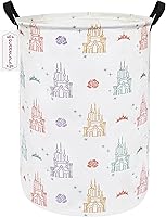 Vista 19 de QUEENLALA Cesta de Almacenamiento Grande, Cesto de Ropa Sucia/Baño/Decoración del Hogar/Cesto de Almacenamiento Redondo Plegable, Cesto para Niños