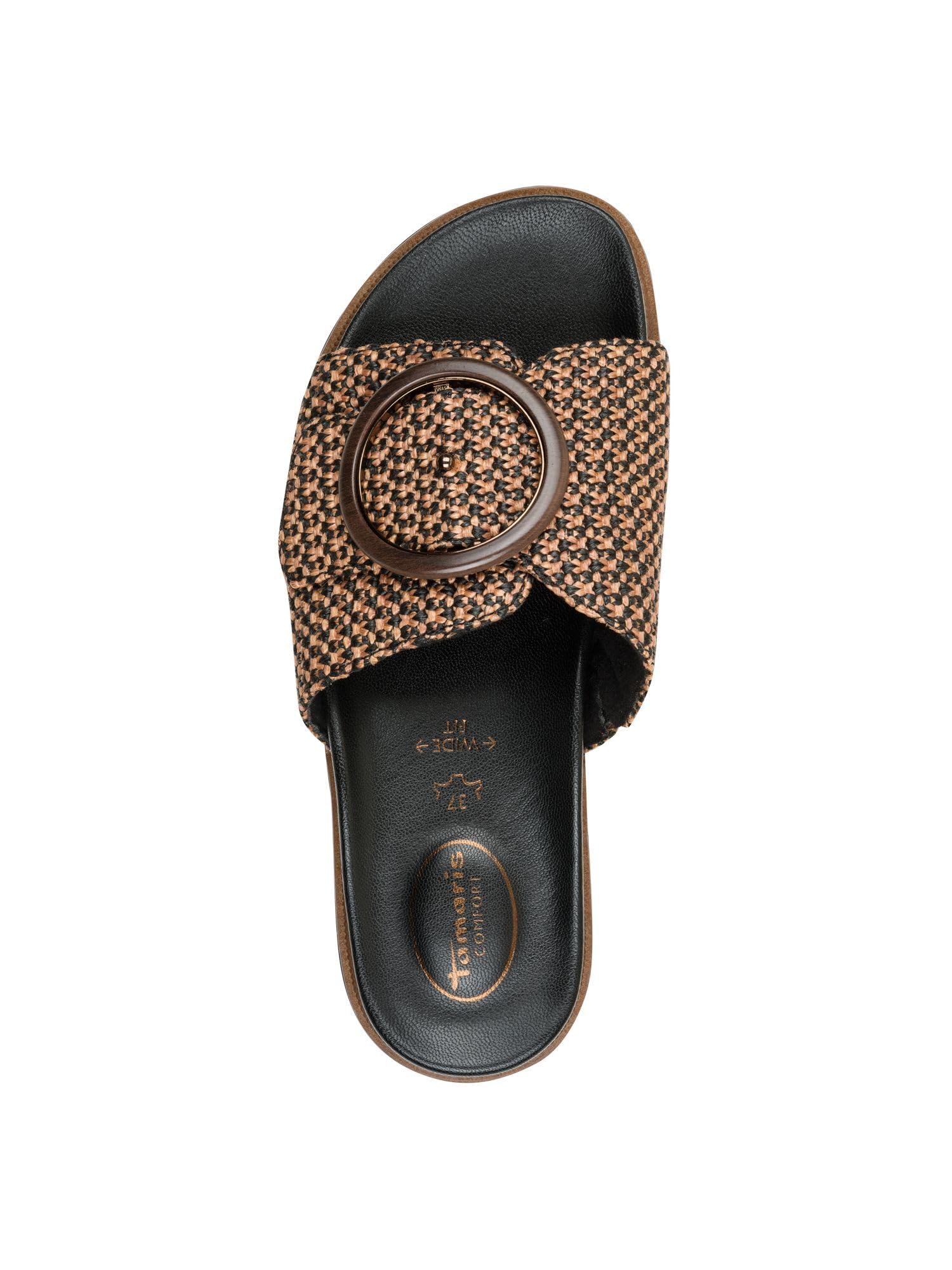 Tamaris Tamaris Comfort Damen Mule Flat Multiadjustable PlataformaMujer