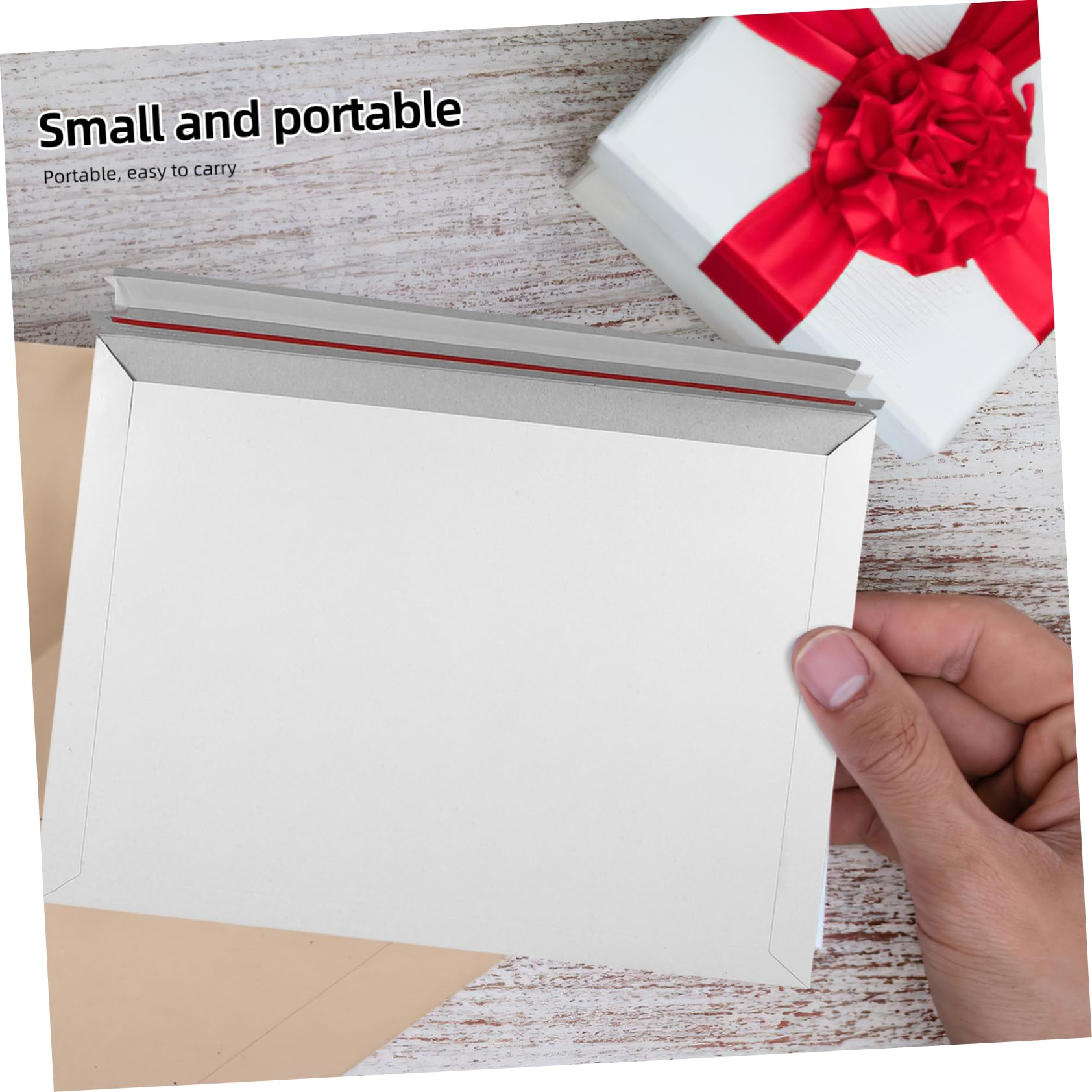 Mipcase 30pezzi Busta Porta Documenti Rigida Autosigillante in Cartone Spessa Buste per Spedizione di Articoli e Documenti Chiusura Sicura senza Adesivo Aggiuntivo