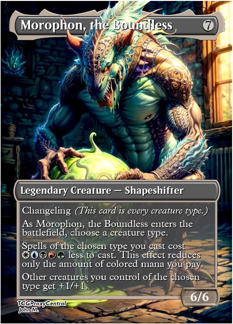 4x | Morophon, the Boundless | Anime | Full Art | Foil or Non-Foil (Foil)