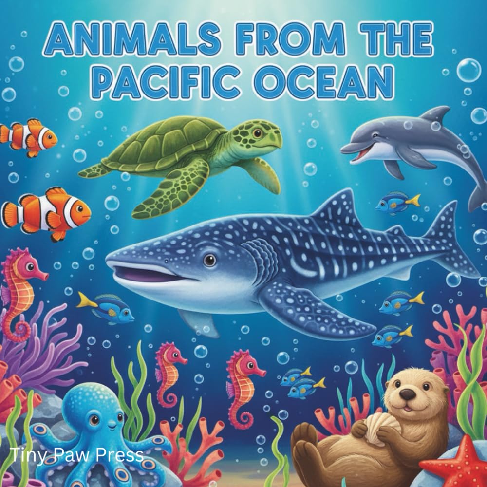 Colouring animals from the Pacific Ocean (Animals from the oceans of the world)